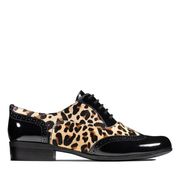 Clarks Womens Hamble Oak Flat Shoes Leopard | USA-9812067